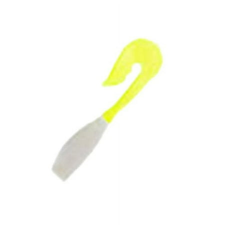 Bobby Garland 2.5 Stroll R Crappie Baits White & Chartreuse Multi-Colored 12 count