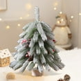 thumbnail image 6 of Antqov Mini Christmas Tree Artificial Christmas Tree Decorations Small Fake Christmas Pine Tree with Base for Christmas Home Party Office Decor, 6 of 6