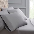 thumbnail image 6 of Hotel Style 1200 Thread Count Cotton Rich 6-Piece Sheet Set, Soft Silver Color, Full, 6 of 7