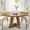 Burlywood, variant on JESTOP 47" Round Dining Table Wood Kitchen Table for Dining Room, Farmhouse Dinner Table with Wooden Tabletop and Cross Base, Rustic Dining Room Table for Dining Room/Living Room/Parlor