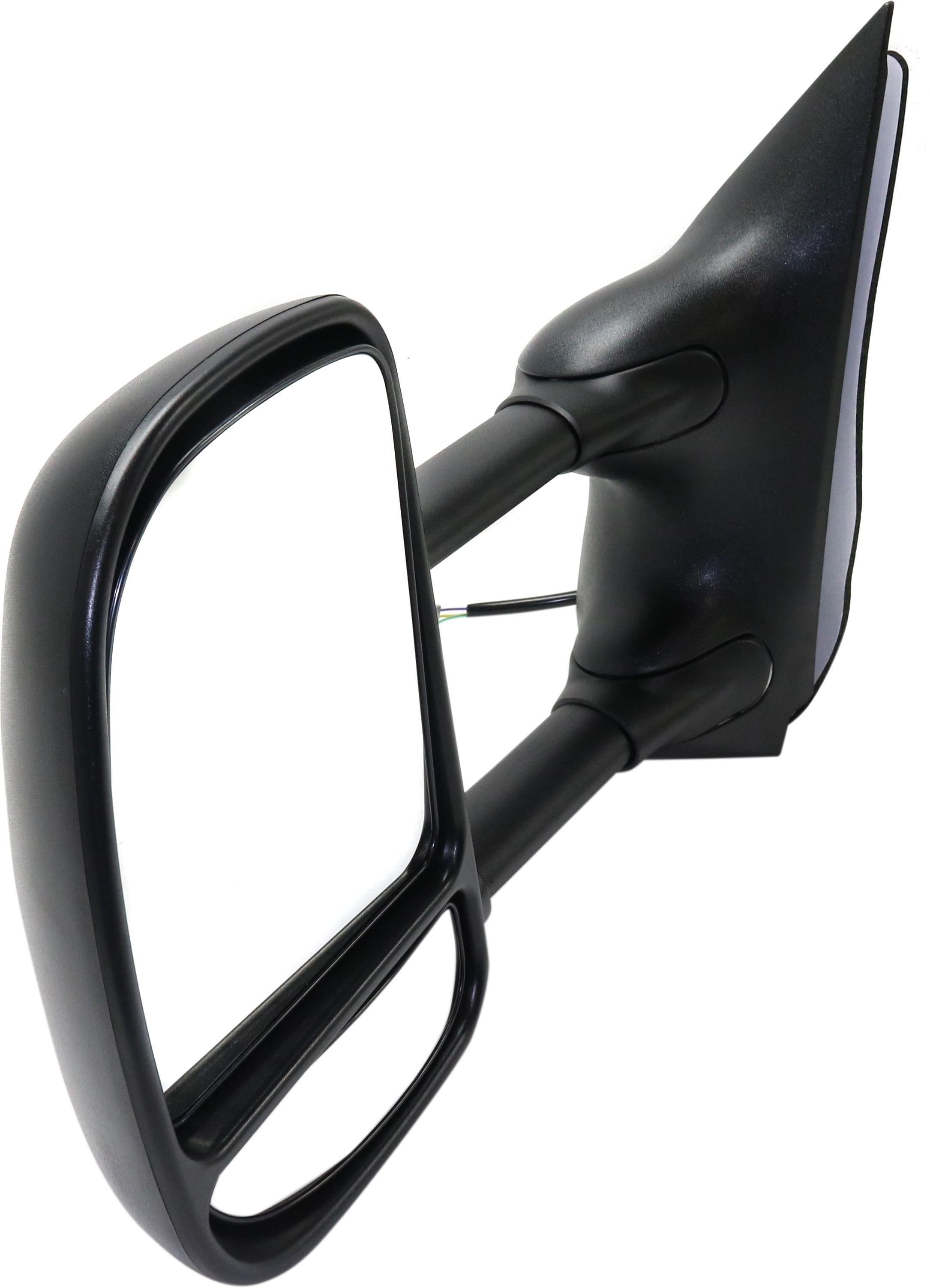 Kool Vue Towing Mirror Compatible With 2009-2014 Ford E-450 Super Duty E-350 Left Driver Side w/ Blind Spot Corner Glass Textured Black