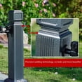 thumbnail image 3 of Garden Faucet Column Water Tap Column Aluminum Alloy Frost-Proof Outdoor Faucet for Garden Irrigation, Car Washing, etc., 3 of 7