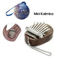 thumbnail image 1 of Yeacher 8 Key Kalimba Mini Portable Thumb Piano Finger Percussion Keyboard Pocket Musical Instrument Christmas Present Toy Pendant, 1 of 8