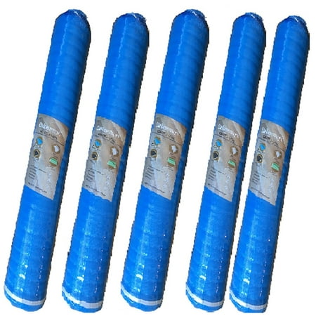 Dekorman 2mm Thickness Blue Foam Underlayment/Pad for floated flooring, 100 sq. ft / roll, 5 rolls per bundle (Total 500 sq. ft. /