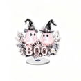 thumbnail image 2 of Gumesh Halloween Ghost Coffee Centerpiece -Detachable Acrylic Table Decor with Base, Standing Sign for Home Indoor Desktop Office Shelf, 2 of 6