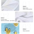 thumbnail image 5 of SKYSONIC Pattern Yellow Duck Hanging Hand Towels with Hanging Loop, Hand Towels Soft Thick Dish Cloth Hand Towels for Kitchen Bathroom, with Hanging Loop, 12"x17", 5 of 6