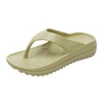 thumbnail image 3 of Sandals with Arch Support for Women , Flip Flops for Women Size 12 Lazy Shoes Women's Orthotic Flip Flops With Arch Support Soft Thong Pillow Sandals, 3 of 7
