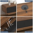 thumbnail image 3 of Blotout 78.7''Minimalist Floating TV Stand, Modern Wall-Mounted Media Console with 4 Drawers, Soft Close Hydraulic Cabinets, Round Corner & Cable Management for Wall-mounted TV Up to 90'', 3 of 8