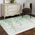 thumbnail image 3 of Kitchen Mats for Floor 3x5 Ft, Eucalyptus Leaves Non Slip Area Rugs for Kitchen Bedroom Entryway, Sage Green Summer Botanical Weeping Wooden Washable Carpet Runner Rug Floor Mats for Bedroom, 3 of 9