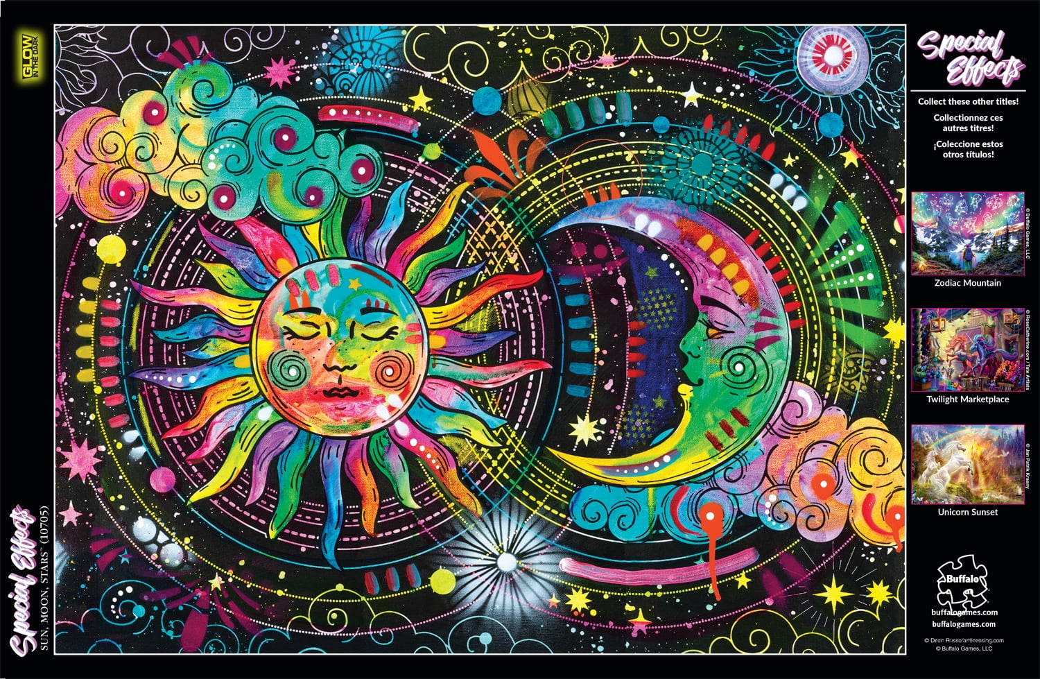 Buffalo Games 1000-Piece Special Effects Sun, Moon, Stars Jigsaw Puzzle