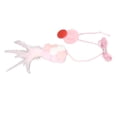 thumbnail image 3 of Cat Teaser Toy, Sequins Fun Adjustable Cat Interactive Toys Elastic Rope  For Kittens  Shape,Plush Ball, 3 of 8