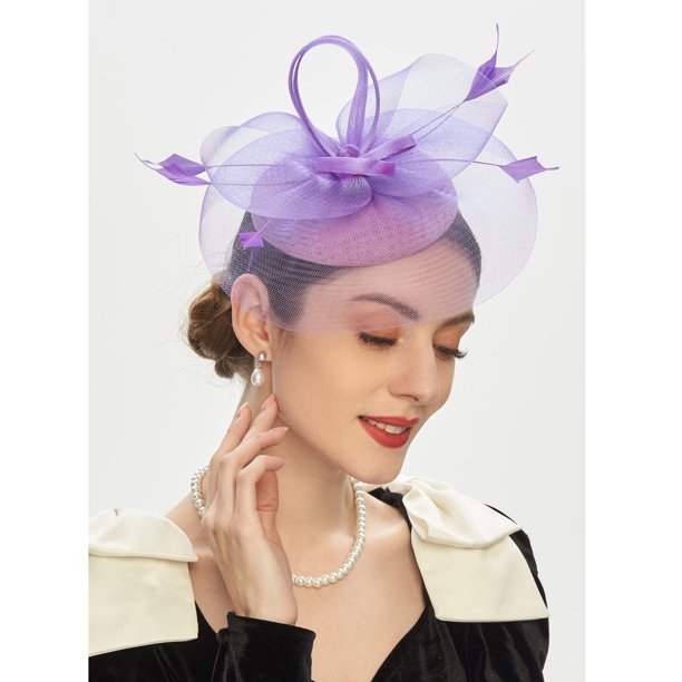 Kentucky Derby Hats for Women Pillbox Fascinator Headband  display picture 1