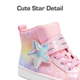thumbnail image 2 of Zapatillas para Niñas DREAM PAIRS KKUMFN2512 Altas Arcoíris Rosa, 2 of 6