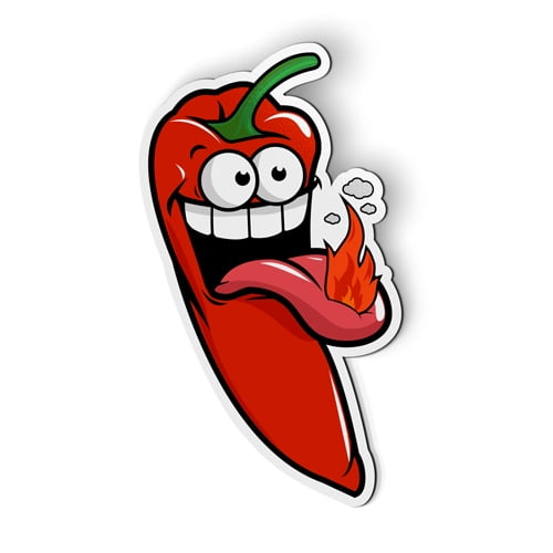Funny Chili Pepper - 5" Magnet for Car Locker Refrigerator