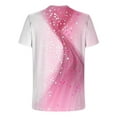 thumbnail image 5 of Lilgiuy Oversized Shirt for Men Casual T-Shirt Fun 3D Printed O-Neck Short Sleeves Tees Shirts Pullover for Fitness Exercise Pink(M-5Xl), 5 of 5