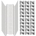 thumbnail image 1 of Greenhouse Clips: 100pcs, Stainless Steel, Glass Window Pane Fixing - Secure Attachment, Durable Material, Easy Installation, 1 of 5