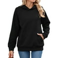 thumbnail image 2 of Shine Up Womens Hoodies Casual Hooded Sweatshirts Oversized Pullover Long Sleeve Ladies Tops with Pocket, 2 of 5