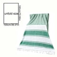 thumbnail image 6 of Beach Towel with Tassels Striped Quick Dry Lightweight 100x180cm for Travel Pool Camping Picnic, 6 of 6