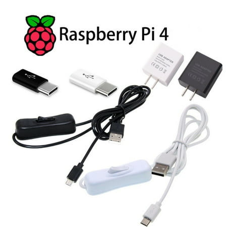 

Promotion Clearance5V 2A Micro USB Charger Adapter Cable Power Supply for Raspberry Pi B+ B US Plug white