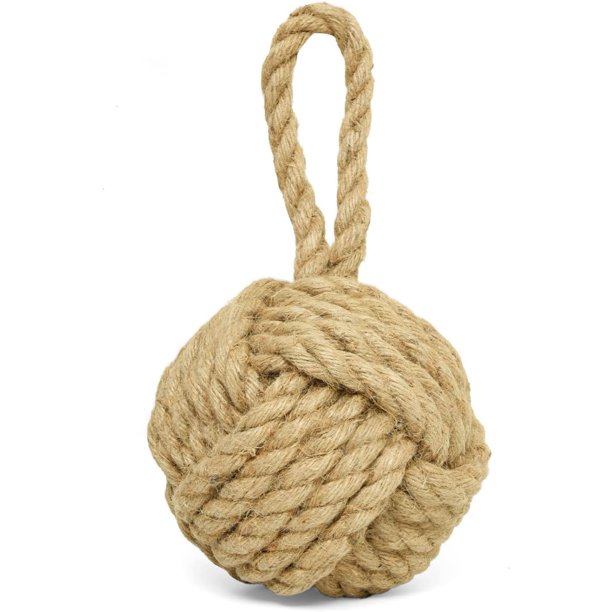Decorative Door Stop Rope Knot Nautical Door Stop Doorstop Outdoor Weighted Door Stopper for