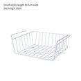 thumbnail image 2 of Home Multifunctional Storage Rack Under Cabinet Storage Shelf Basket Wire Rack Organizer Basket,White,L, 2 of 5