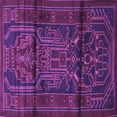 thumbnail image 1 of Ahgly Company Indoor Square Persian Purple Traditional Area Rugs, 5' Square, 1 of 4