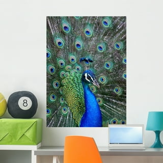 New Way Decals-Wall Sticker (9659) ''Royal Peacock Design