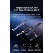 Laptop Stand for Desk Aluminum, Ergonomic Height Adjustable Portable Monitor Stand, Fit MacBook, HP, Dell, Lenovo 10-18” & Tablets