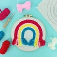 thumbnail image 4 of UNIQUE CREATIV CRAFT Punch Needle Kit – Rainbow, 1 pc, Age 8+, Intermediate, 20×20 cm, 4 of 4