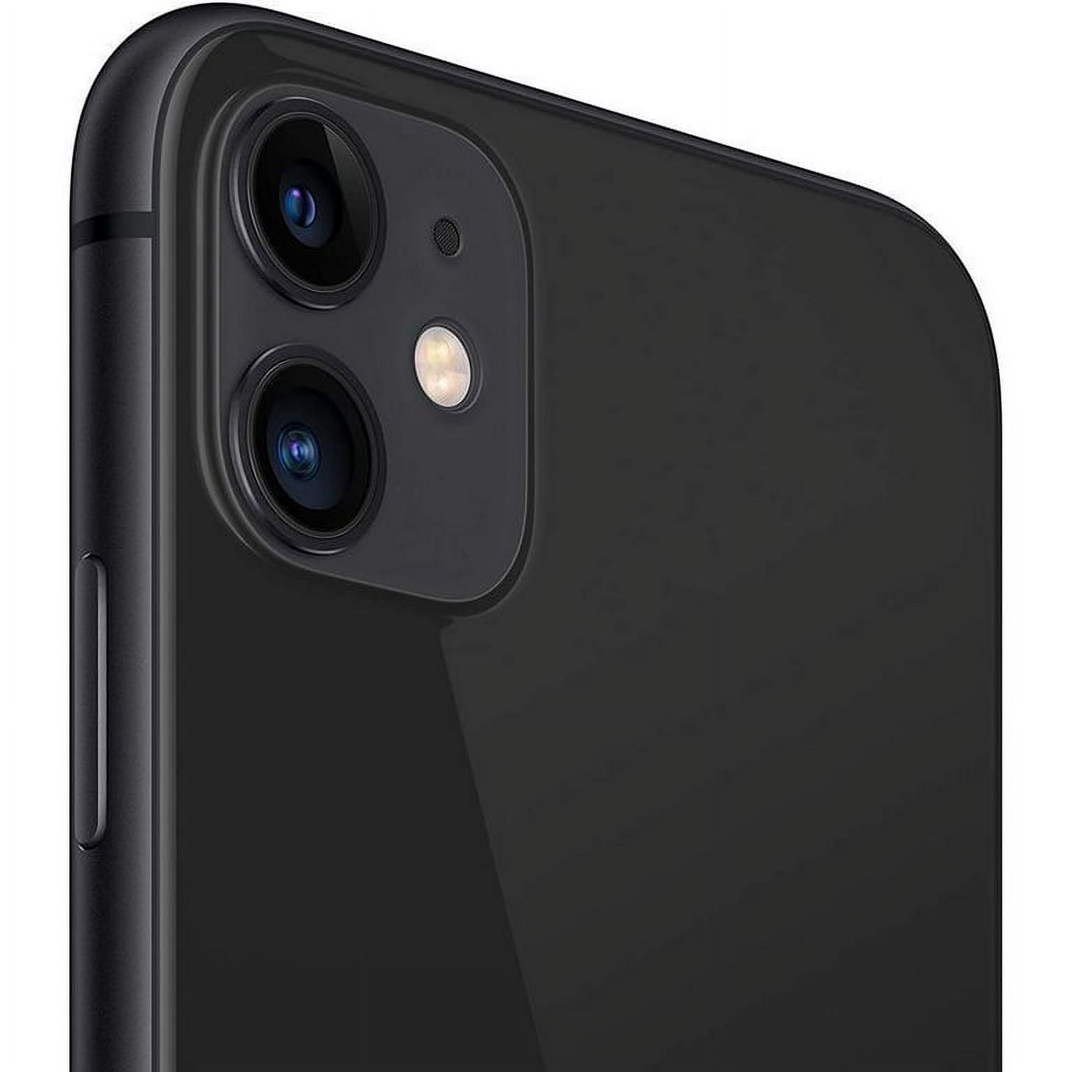 Restored Apple iPhone 11 - Consumer Cellular- 128 GB Black (Refurbished)