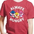 thumbnail image 3 of Baby Shark - Always Hungry - Toddler And Youth Short Sleeve Graphic T-Shirt, 3 of 6