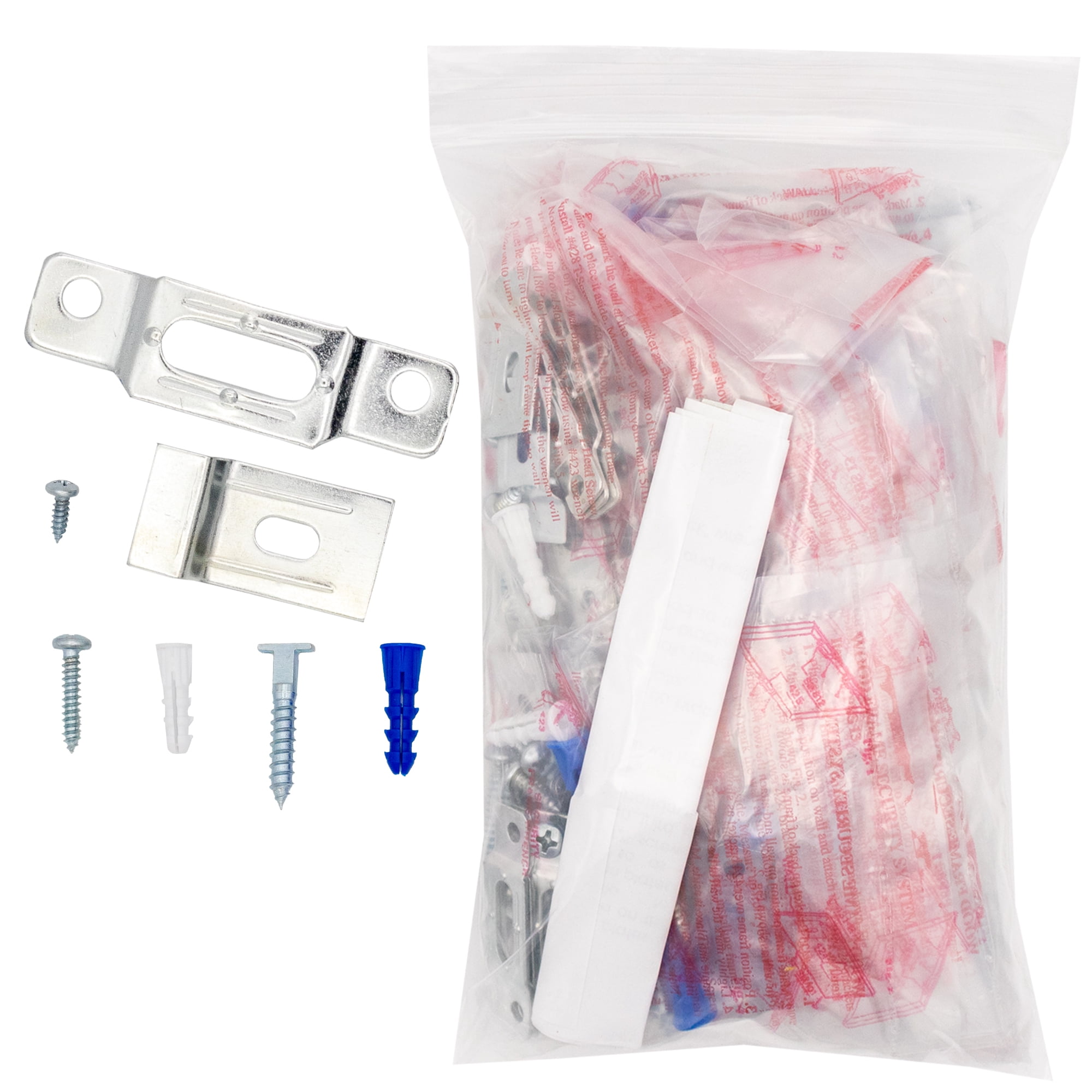 T-Lock security hangers locking hardware set for (1000) wood or metal picture...
