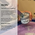 thumbnail image 5 of Rapid Cure Metallic Silver Screen Printing Ink (Quart - 32oz.) - Plastisol Ink for Screen Printing Fabric - Low Temperature Curing Plastisol by Screen Print Direct - Fast Cure Ink for Silk, 5 of 6