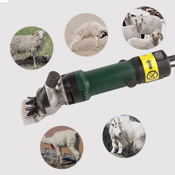 Cortapelos Eléctricos Para Ovejas, Tijeras Eléctricas Para Ovejas, Cuchillas De Acero Al Carbono, Peso Ligero, Baja Vibración Para Corte De Pelo De Ganado Agrícola De Alta