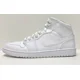 thumbnail image 1 of Ni - ke Ni - ke Air Jordan 1 Mid White Sneakers Men Size 10, 1 of 5