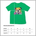 thumbnail image 5 of Tee Hunt Dean Russo Serious Bulldog Youth T-Shirt Dog Best Friend Pet Paw Kids, Green, X-Large, 5 of 5