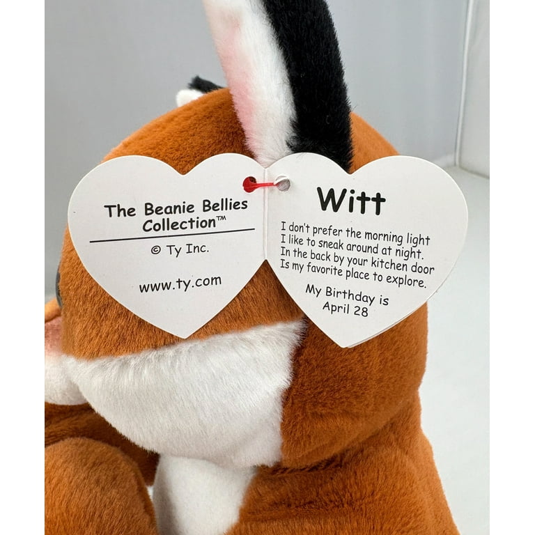 TY Beanie Buddy - WITT the Fox (10 inch), Mint Collectible Toy