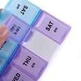 thumbnail image 6 of tooloflife 14 Compartments Weekly Pill Box Pill Planner and Pill Medicine Organizer with Color Coded AM/PM Labels, 6 of 7