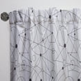 thumbnail image 3 of Designart 'Geometrical Retro Grid III' Mid-Century Modern Curtain Panel, 3 of 5