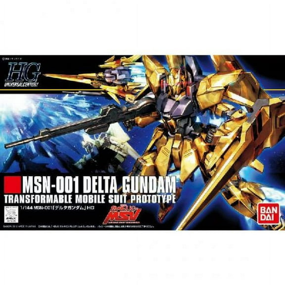 Bandai Hobby Gundam HGUC #136 MSN-001 Delta Gundam HG 1/144 Model Kit