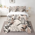 thumbnail image 2 of Castle Fairy Black Owl Bedding Comforter Set for Teens,Autumn Leaves Full Bedding Set, 2 of 8