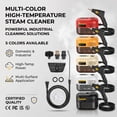 thumbnail image 2 of Portable Handheld Steam Cleaner 2500w Handheld High-Temperature Pressurized Steam Cleaner for Home Car Detailing Small Areas High Pressure Professional 1200ml Rapid Mop to Clean Walls - BLACK, 2 of 8