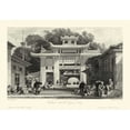 thumbnail image 2 of Allom, T. 14x11 Gold Ornate Wood Framed with Double Matting Museum Art Print Titled - Scenes in China V, 2 of 4