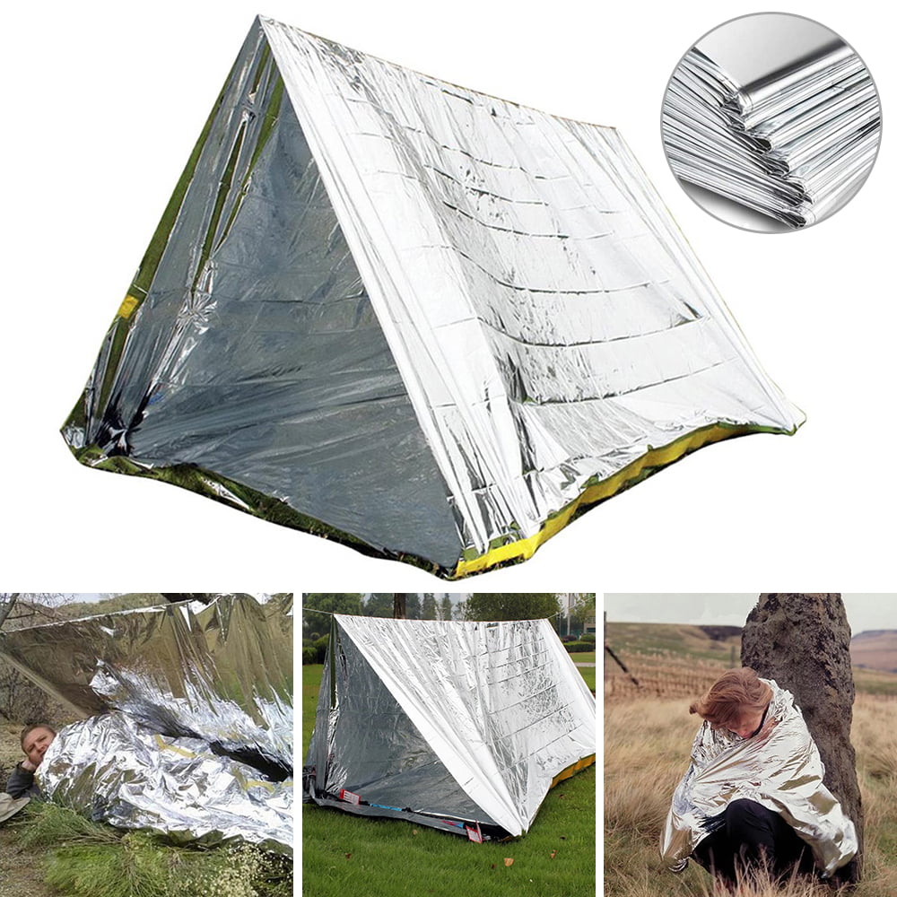 Rescue Blanket Outdoor Waterproof Emergency Survival Foil Thermal First Aid 1Pc