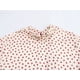 thumbnail image 5 of HH TRAF Camisa informal de otoño para mujer, con cuello redondo y estampado de fresas, con botones, escote con volantes, pulóver ahuecado, 5 of 5