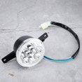 thumbnail image 4 of ATV Head Lamp, Pair Clear Lens High Brightness Weatherproof Round ATV Headlight 12V LED  For 150cc 250cc Quad Dirt, 4 of 8