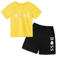 thumbnail image 5 of Ropa de marca para niños de 3 a 13 años, conjunto de 2 piezas de camiseta y pantalones cortos de algodón de manga corta con estampado para niño o niña, conjunto deportivo y de ocio, 5 of 5