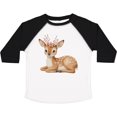 thumbnail image 3 of Inktastic Woodland Fawn Girls Toddler T-Shirt, 3 of 5
