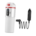 thumbnail image 2 of Luzkey Car Heating Cup Heating Drinking Cup Warm Bottle Quick Water Heating Car Heated Mug Travel Coffee Mug for Work Milk Heated Tea White, 2 of 8