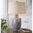 thumbnail image 1 of Uttermost Ovidius Gray Glaze Lamp, 1 of 2